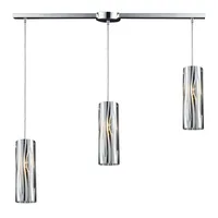 Chromia 3-Light Linear Pendant in Polished Chrome