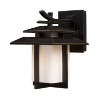 Kanso 1 Light Outdoor Sconce in Hazelnut Bronze