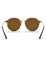 Ray-Ban Sunglasses, RB2447 Round Fleck