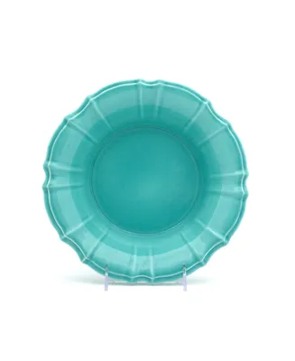 Euro Ceramica Chloe Turquoise Pasta Bowl