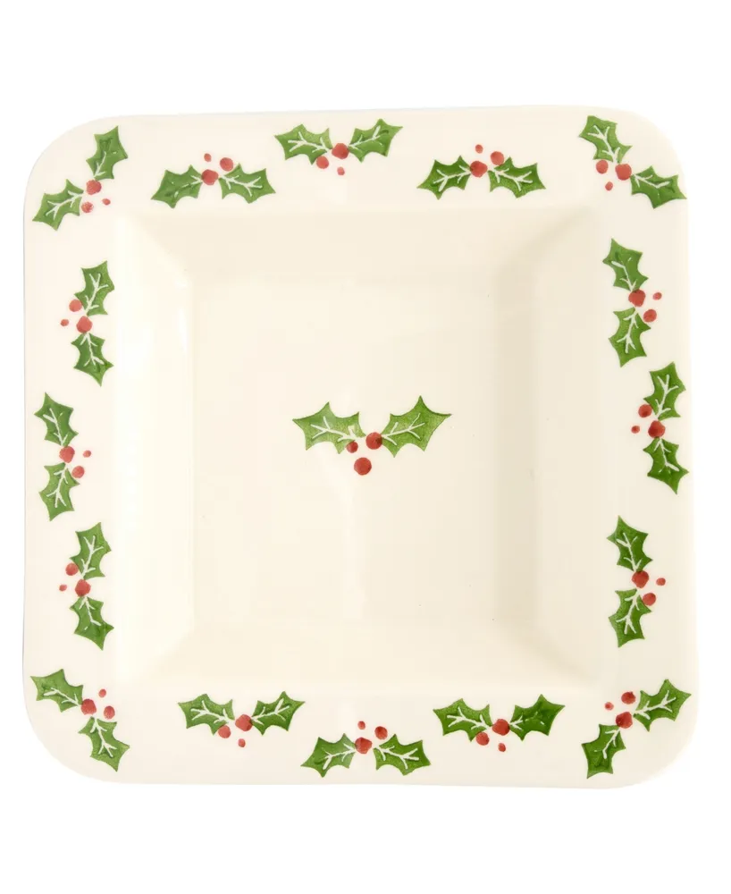 Euro Ceramica Natal Square Platter