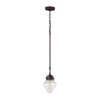 Gramercy 1 Light Pendant in Oil Rubbed Bronze