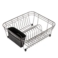 Honey Can Do Wire Dish Rack, Black