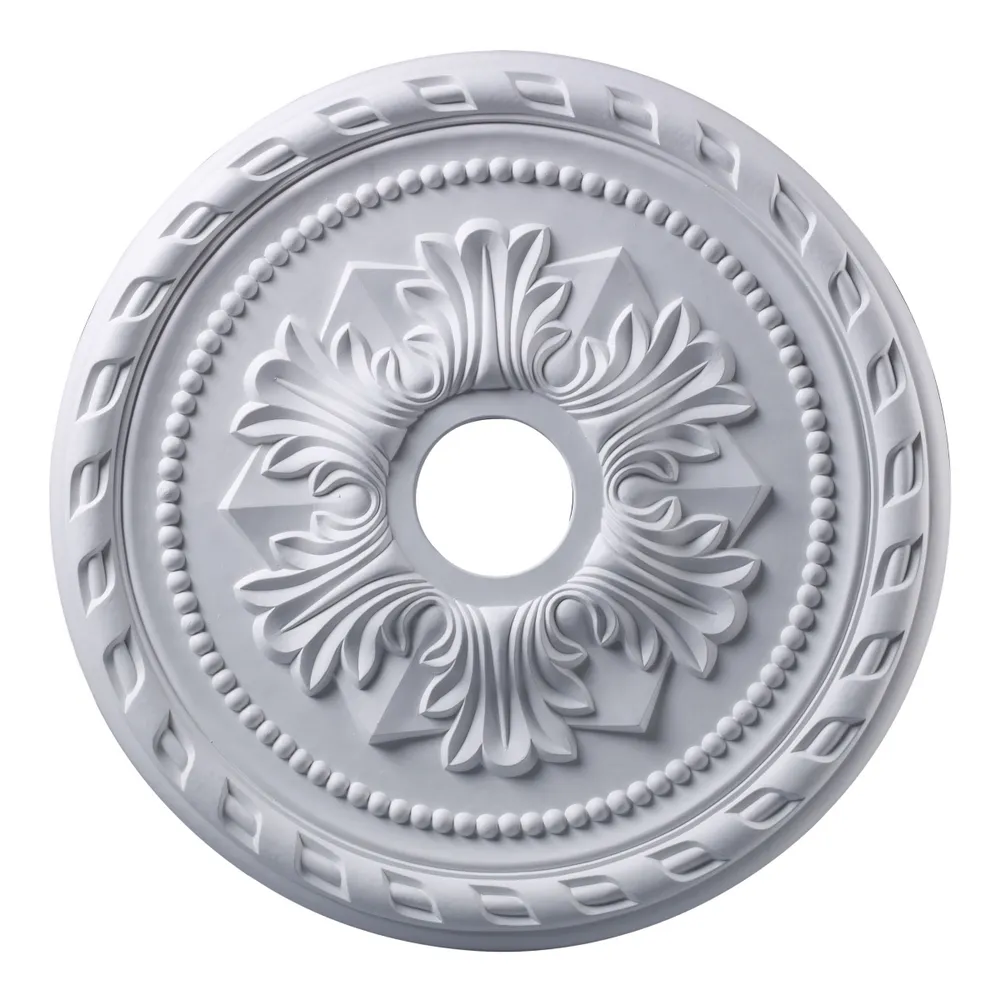 Corinthian Medallion 22" In White Finish