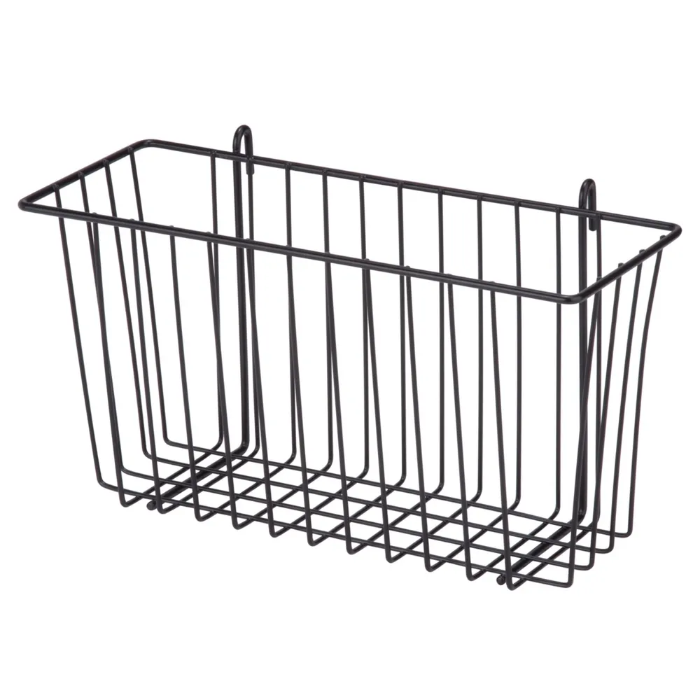 Honey Can Do Black Wire Shelving Basket