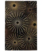 Livabliss Forum Fm-7090 Black 5' x 8' Area Rug