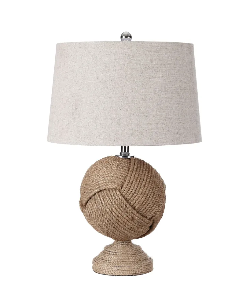 Jonathan Y Monkey's Fist Knotted Rope Led Table Lamp