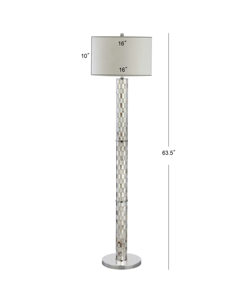 Jonathan Y Liam Mosaic Led Floor Lamp