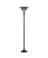 Jonathan Y Peacock Tiffany Torchiere Led Floor Lamp