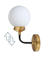 Jonathan Y Caleb 1-Light Brass Wall Sconce