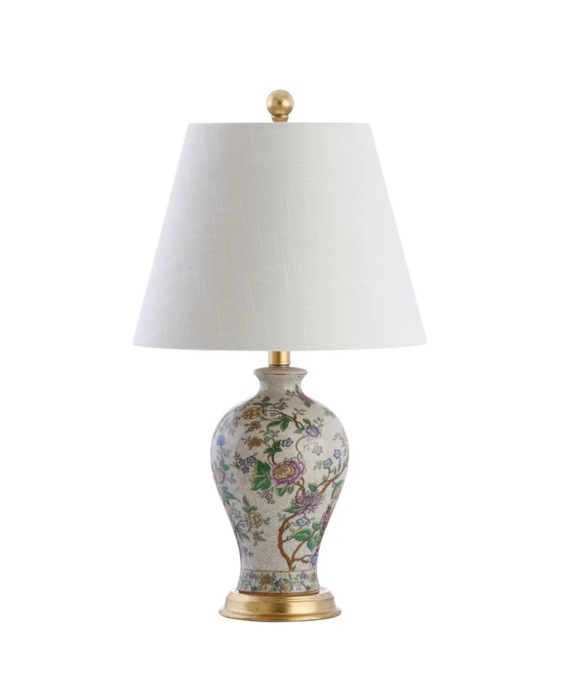 Jonathan Y Grace Floral Led Table Lamp