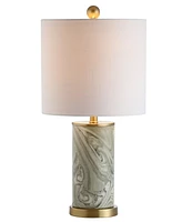 Jonathan Y Swirl Ceramic Led Table Lamp