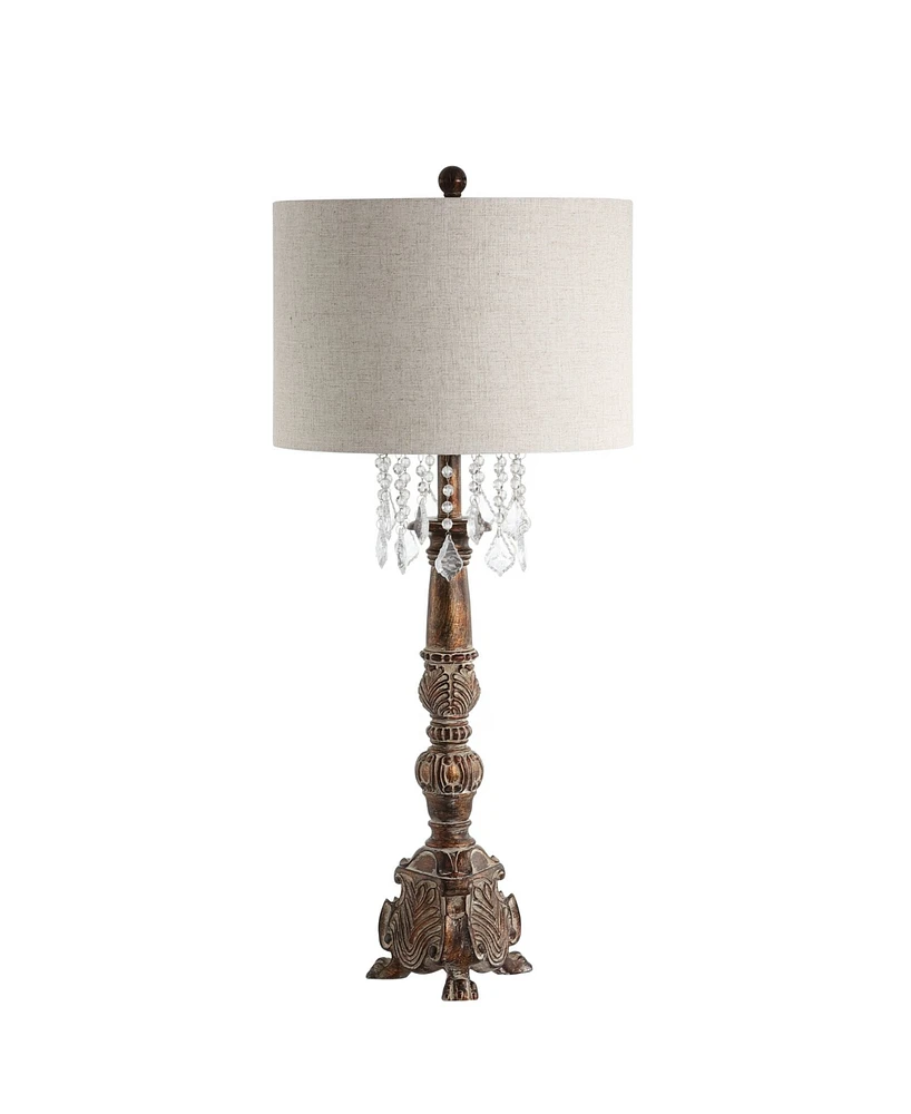 Jonathan Y Carlisle Resin, Acrylic Led Table Lamp