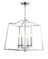 Jonathan Y Gloria 4-Light Metal Led Pendant