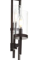 Jonathan Y Anna 3-Light Metal, Glass Led Pendant