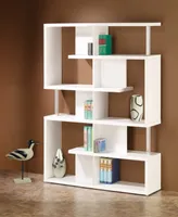 Dexter Five Tier Double Bookcase