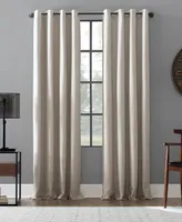 Archaeo Linen Blend 52" x 84" Blackout Grommet Top Curtain