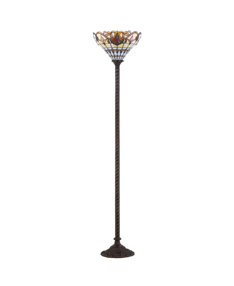 Jonathan Y Davis Tiffany- Torchiere Led Floor Lamp