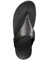 FitFlop Women's Lulu Leather Toe-Thongs Sandals