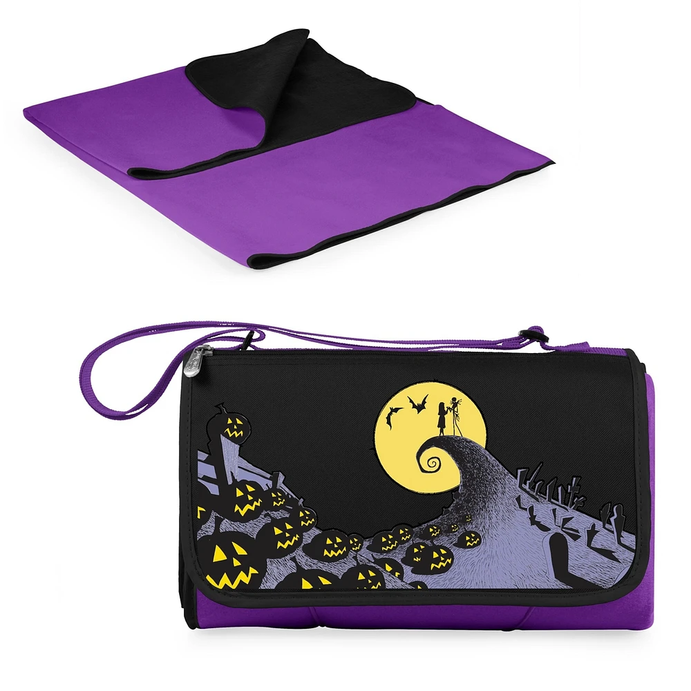 Oniva by Picnic Time Disney's Nightmare Before Christmas Jack Blanket Tote Outdoor Picnic Blanket