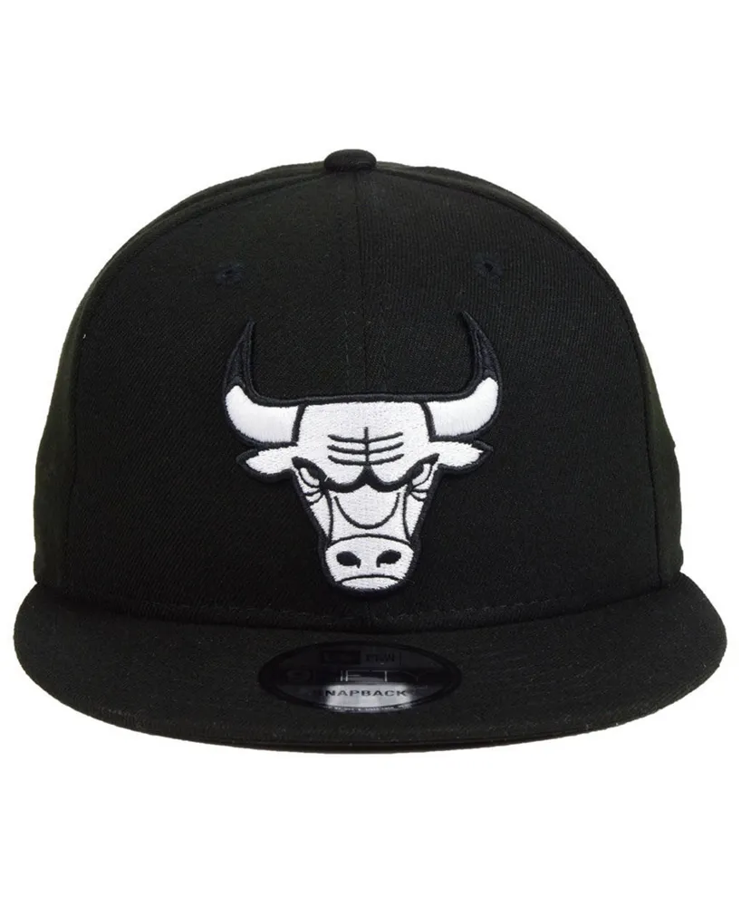 New Era Chicago Bulls Black White 9FIFTY Snapback Cap