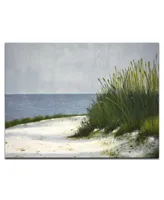 Ready2HangArt 'White Sandy Beach' Beach Style Canvas Wall Art, 30x40"