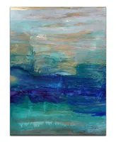 Ready2HangArt 'Ocean Spray A' Abstract Canvas Wall Art