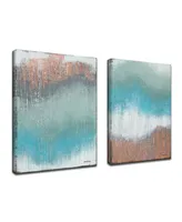 Ready2HangArt 'High Point' 2 Piece Abstract Canvas Wall Art Set