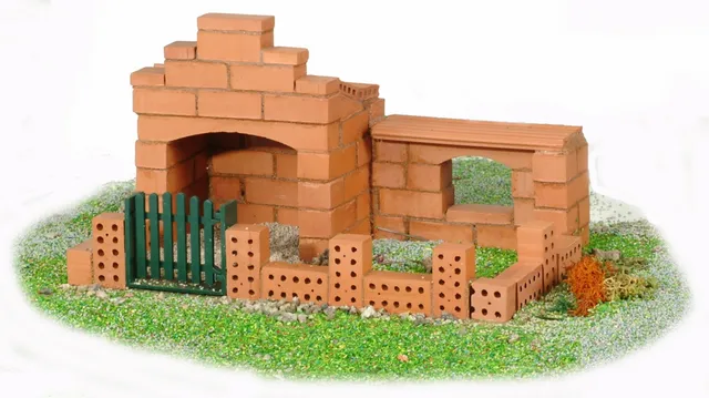 Teifoc Small Castle or Pen Holder Building Kit