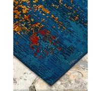 Liora Manne' Marina 8046 Suzanie Blue 3'3" x 4'11" Indoor/Outdoor Area Rug