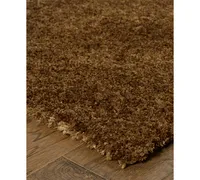 Oriental Weavers Heavenly Shag 73404 Brown/Brown 6'6" x 9'6" Area Rug