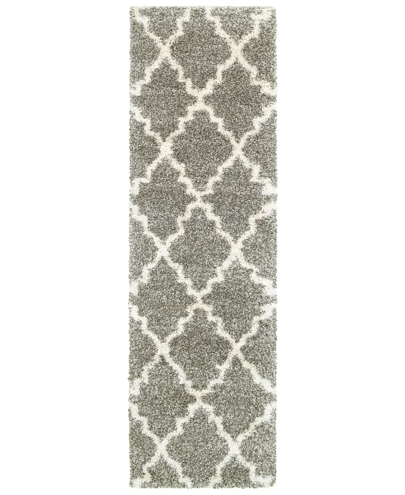 Oriental Weavers Henderson Shag 092 2'3" x 7'6" Runner Area Rug