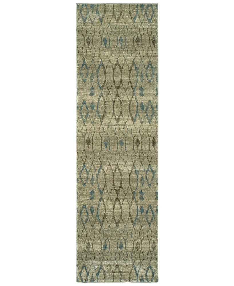 Oriental Weavers Raleigh 1807H 2'3" x 7'6" Runner Rug