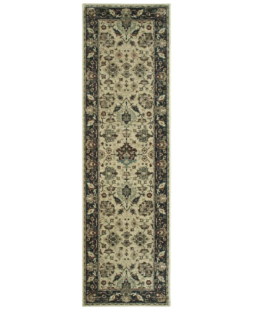 Oriental Weavers Raleigh 8026 2'3" x 7'6" Runner Rug