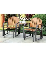 Dwight 2-Piece Patio Rocking Chair with Table