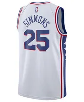 Nike Ben Simmons Philadelphia 76ers Association Swingman Jersey, Big Boys (8-20)