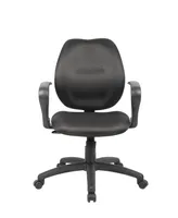 Boss Office Products Task Chair W/Loop Arms