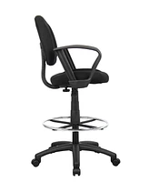 Boss Office Products Drafting Stool W/ Footring And Loop Arms