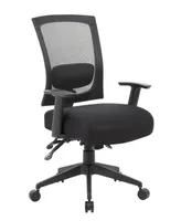 Boss Office Products Mesh Back 3-Paddle Task Chair