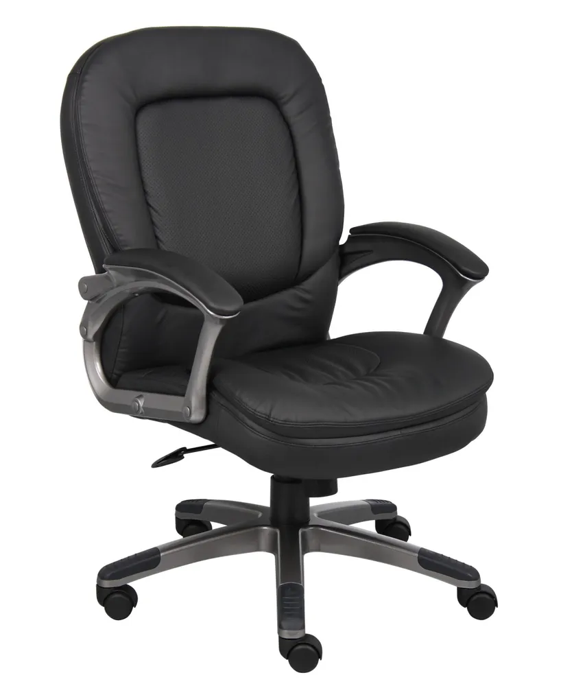 Boss Office Products Executive Pillow Top Mid Back Chair