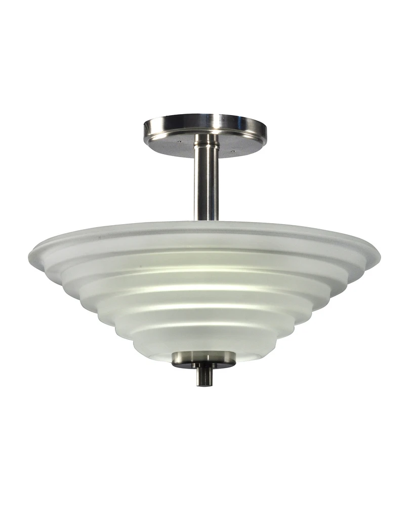 Dale Tiffany Solomon Led Crystal Semi Flush Mount