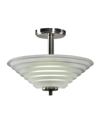 Dale Tiffany Solomon Led Crystal Semi Flush Mount