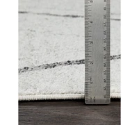 Livabliss Elaziz Elz-2323 Light Gray 2'7" x 7'6" Runner Area Rug