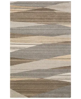 Livabliss Forum Fm-7211 Dark Brown 5' x 8' Area Rug