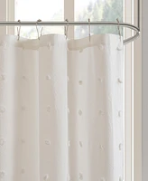 Urban Habitat Brooklyn Pom Shower Curtain, 70" x 72"