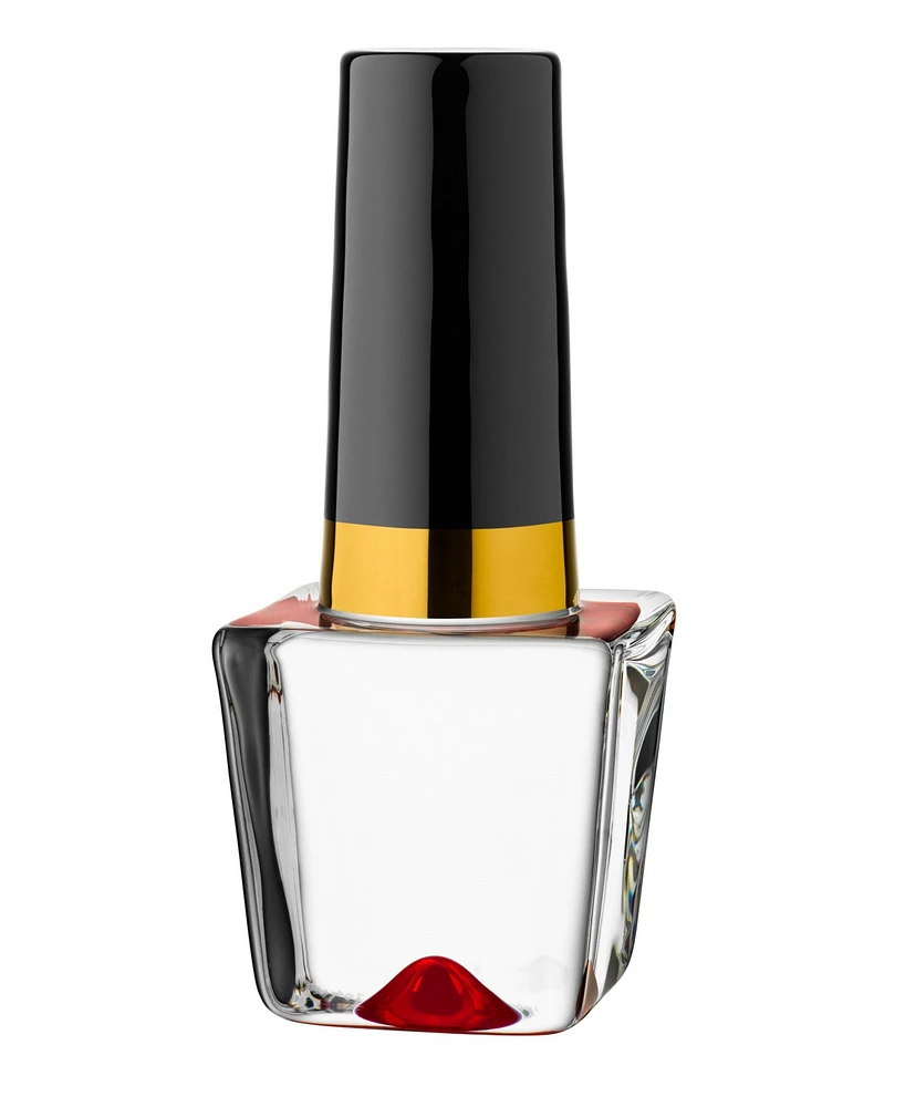 Kosta Boda Make Up Nail Polish Bottle Glass Figurine