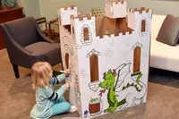 Easy Playhouse Fairy Tale Castle Cardboard Playhouse