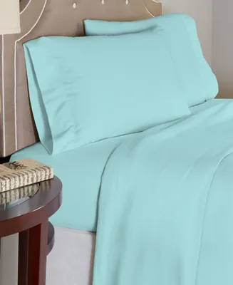 Celeste Home Luxury Weight Solid Cotton Flannel Sheet Set