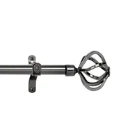 Achim Metallo Carrera Decorative Rod & Finial, 66" - 120"