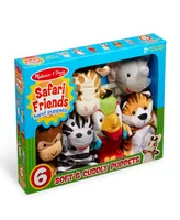 Melissa and Doug 6-Piece Safari Puppet Set